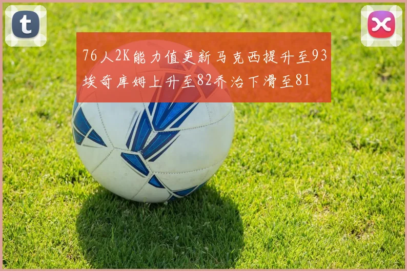 76人2K能力值更新马克西提升至93埃奇库姆上升至82乔治下滑至81